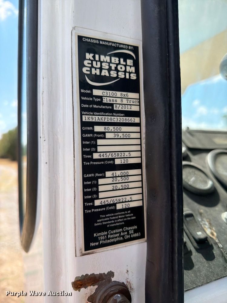 image for item FB4977 2011 Kimble Chassis  Condor 170 S bucket truck