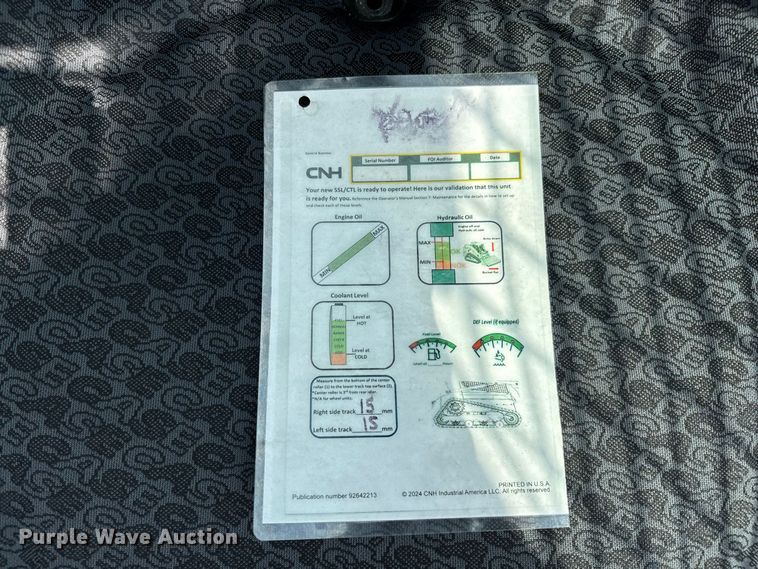 image for item MT0001 2024 Case Hetfield Limited Edition TV450B tracked skid steer loader