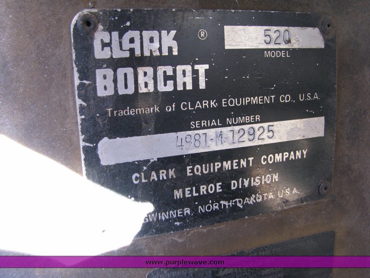 image for item 2103 Bobcat Clark 520 skid steer