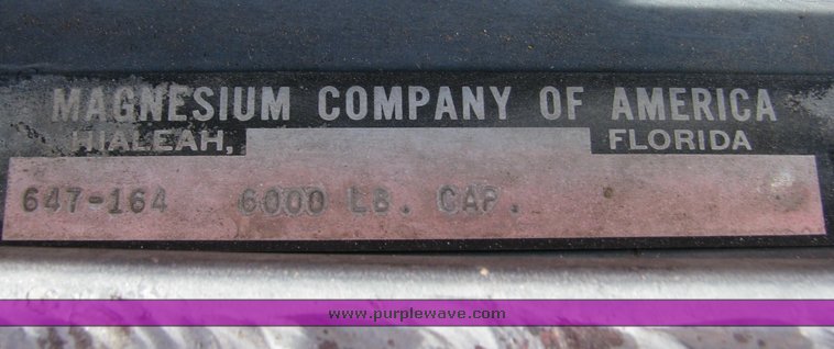 image for item 2131 Magnesium ramp