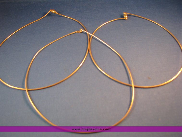 image for item 5020 3 14K necklaces