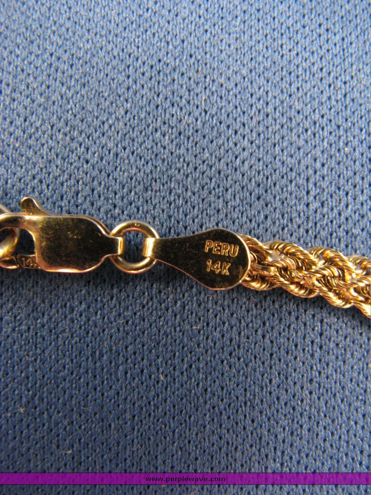 image for item 3121 14K gold necklace