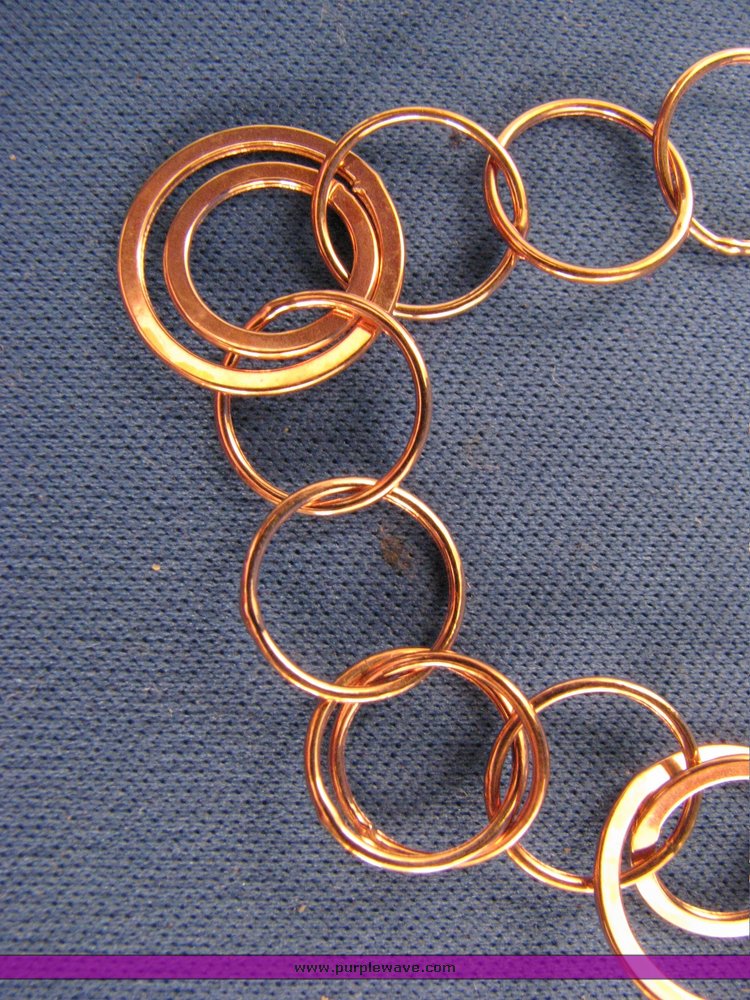 image for item 3124 14K rose gold necklace and earrings