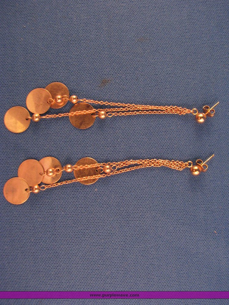 image for item 3124 14K rose gold necklace and earrings
