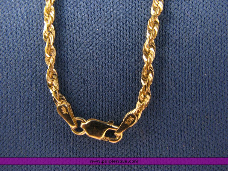image for item 3128 (2) 14K gold necklaces