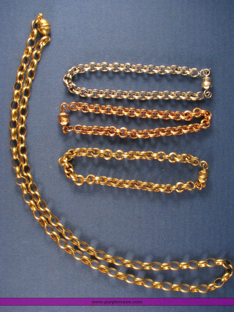 image for item 3132 (3) 14K gold bracelets