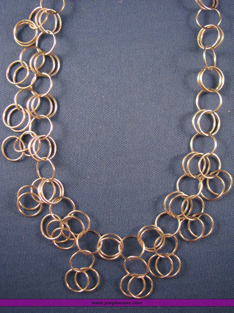 image for item 3133 14K white gold necklace, 22"