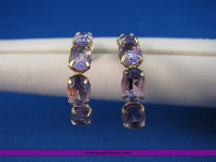 image for item 3137 (3) pair of 14K gold earrings