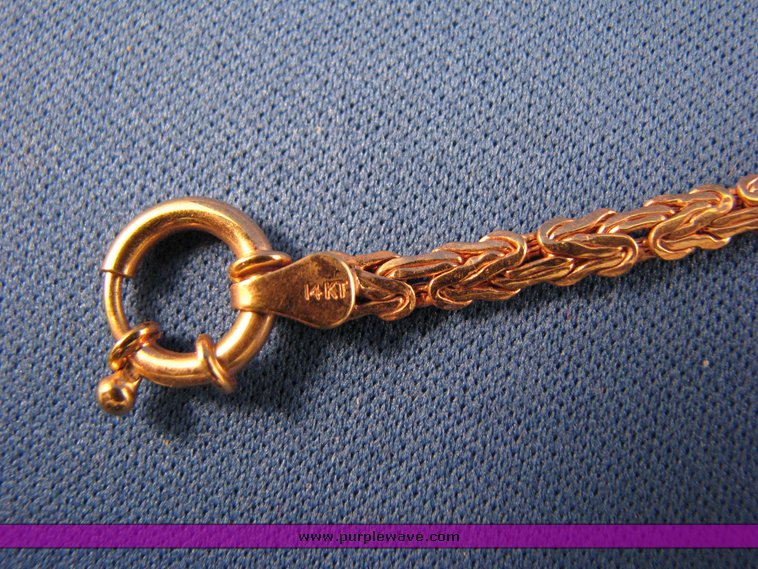 image for item 3139 (2) 14K gold chains
