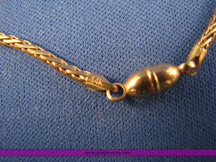 image for item 3139 (2) 14K gold chains