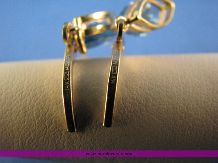 image for item 3153 (5) 14K pair of earrings