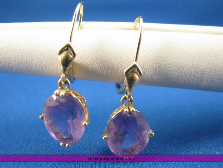 image for item 3157 (3) pair of 14K gold earrings
