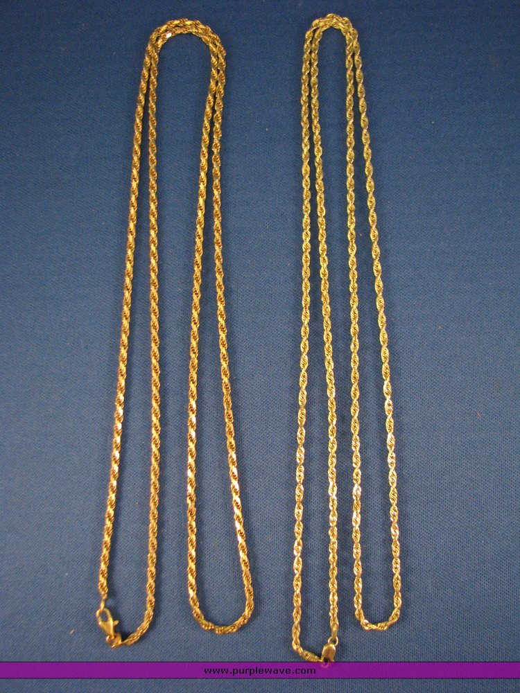 image for item 3159 (2) 14K chains