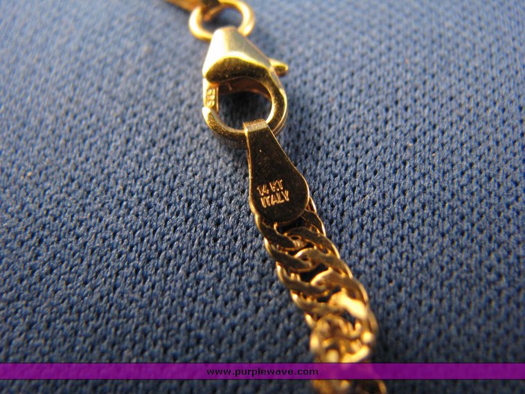 image for item 3162 (5) 14K gold necklaces