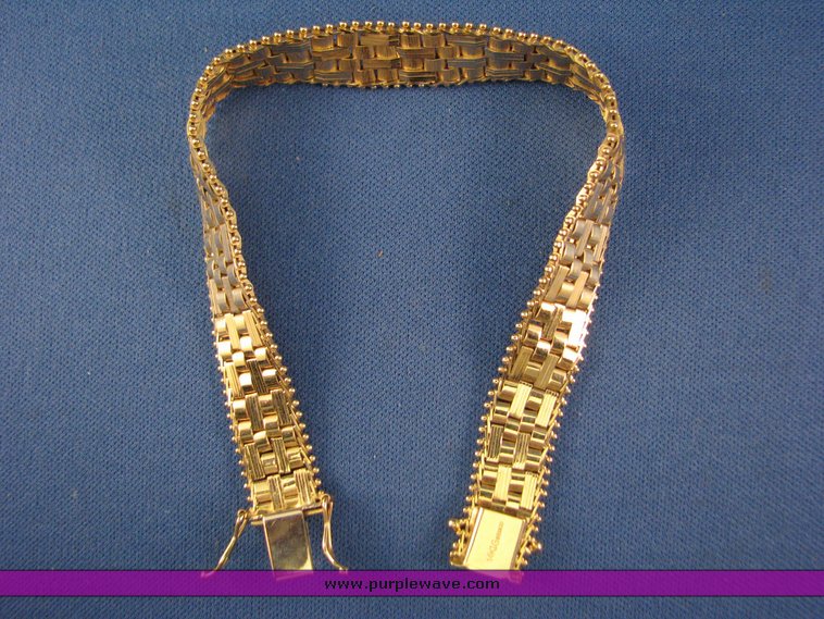 image for item 3166 14K gold bracelet