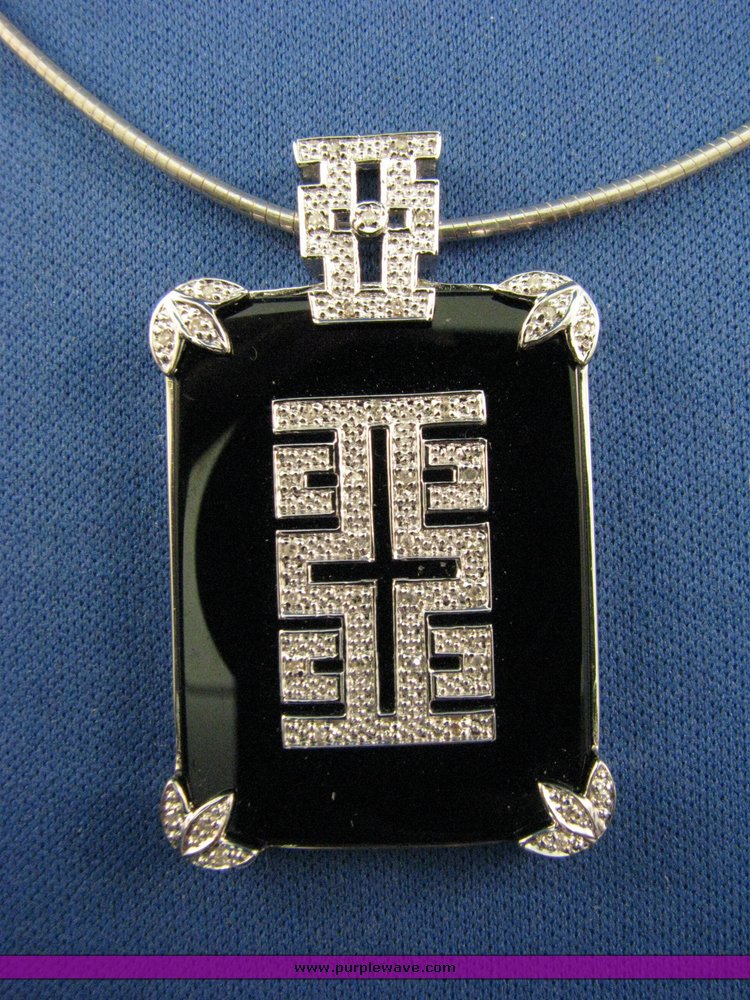 image for item 3169 .925 silver necklace and pendant