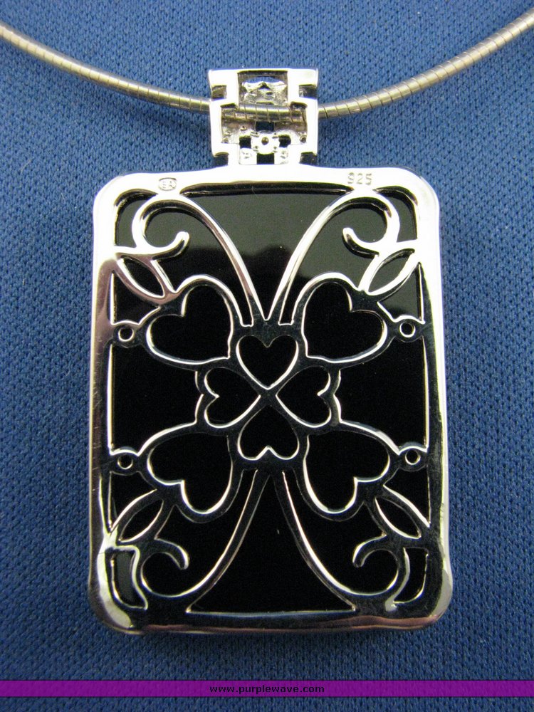 image for item 3169 .925 silver necklace and pendant