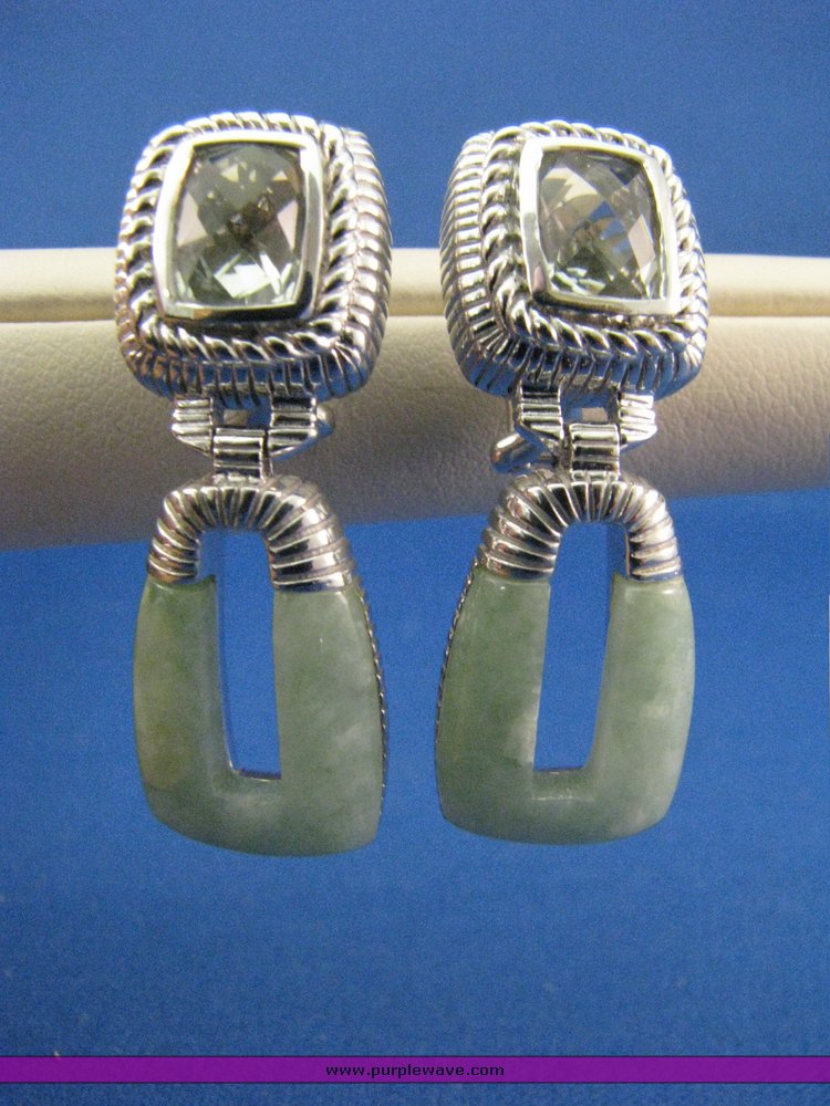 image for item 3180 Judith Ripka necklace and earring set