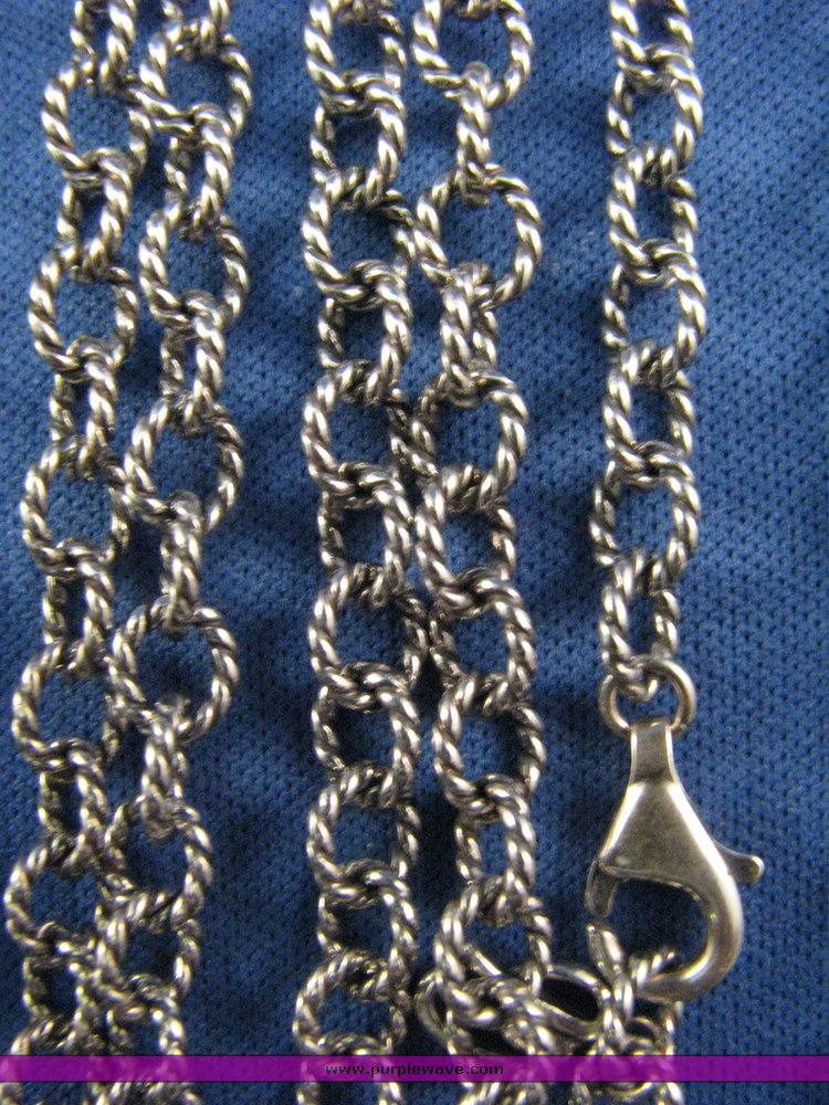image for item 3205 (4) .925 silver chains