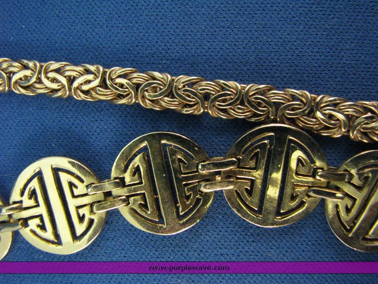 image for item 3216 (2) 14K gold necklaces