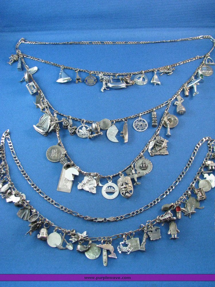 image for item 3328 (2) charm necklaces