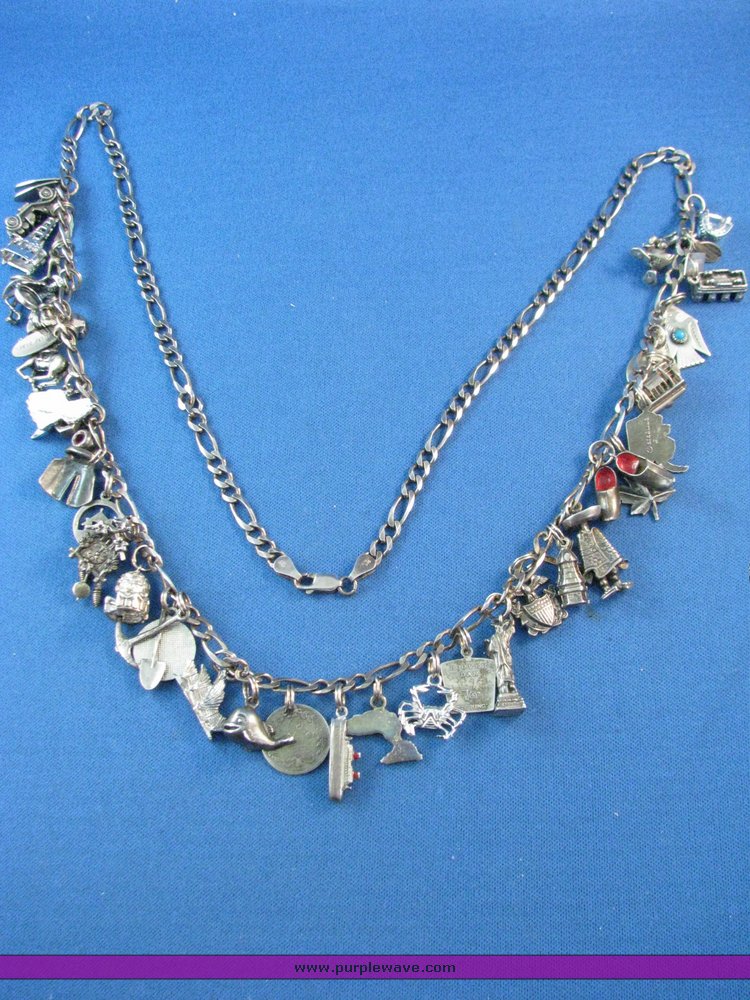 image for item 3328 (2) charm necklaces