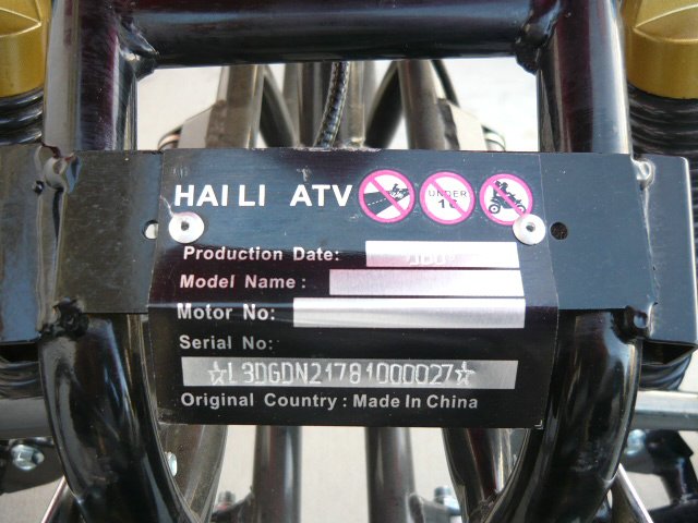 image for item 2000 2008 Ice Bear 250cc ATV