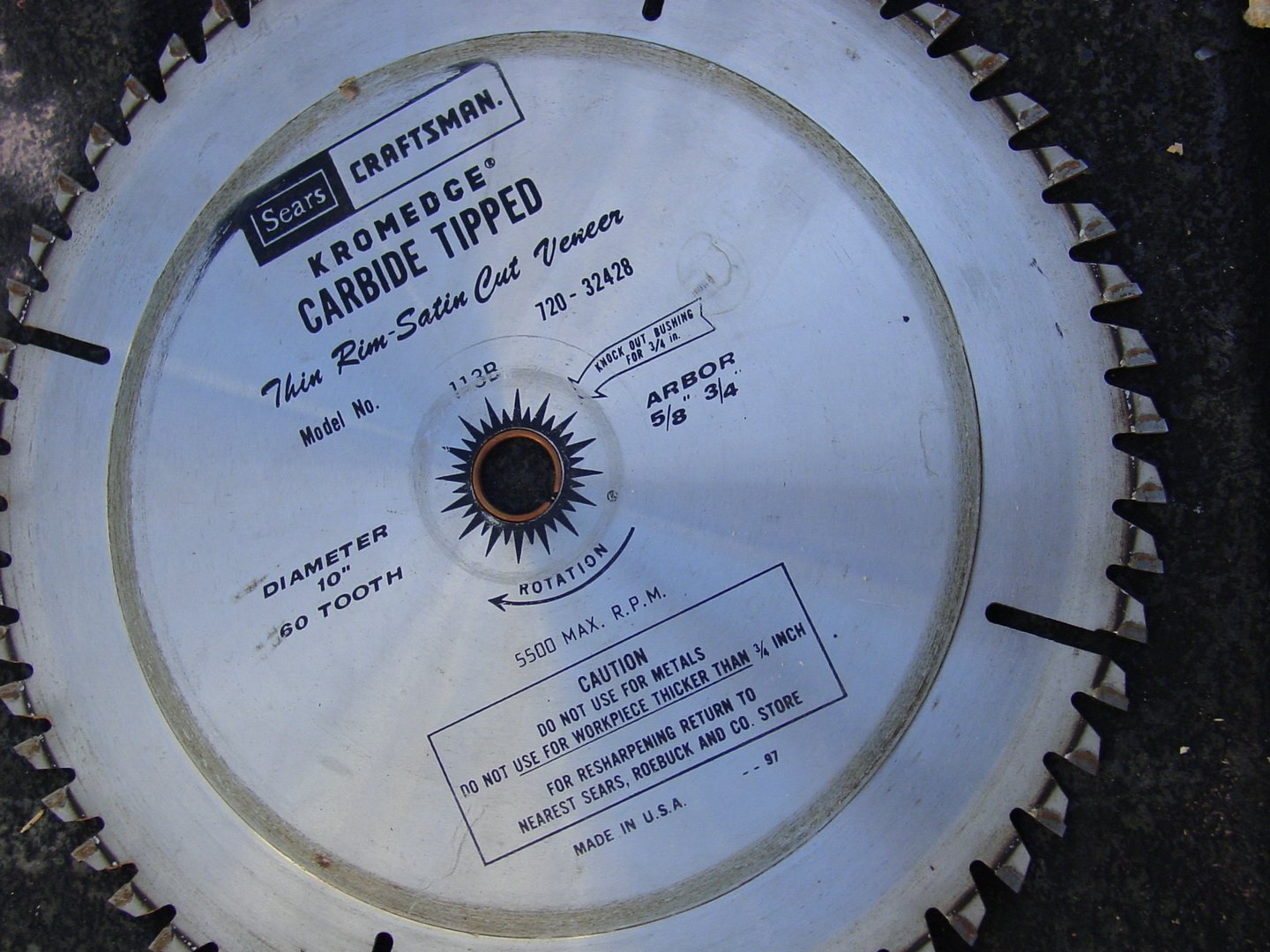 image for item 5007 Eight saw blades