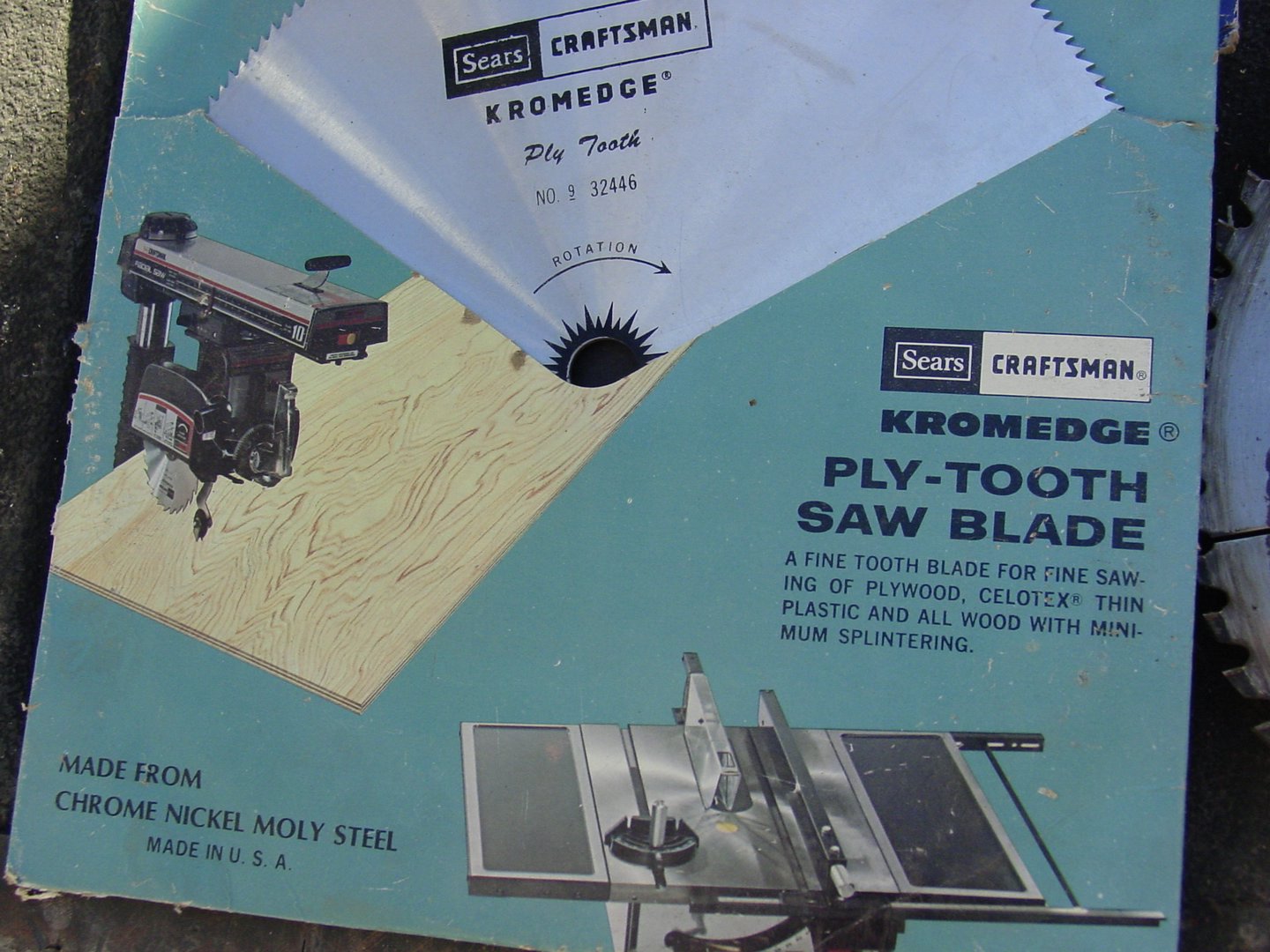 image for item 5007 Eight saw blades