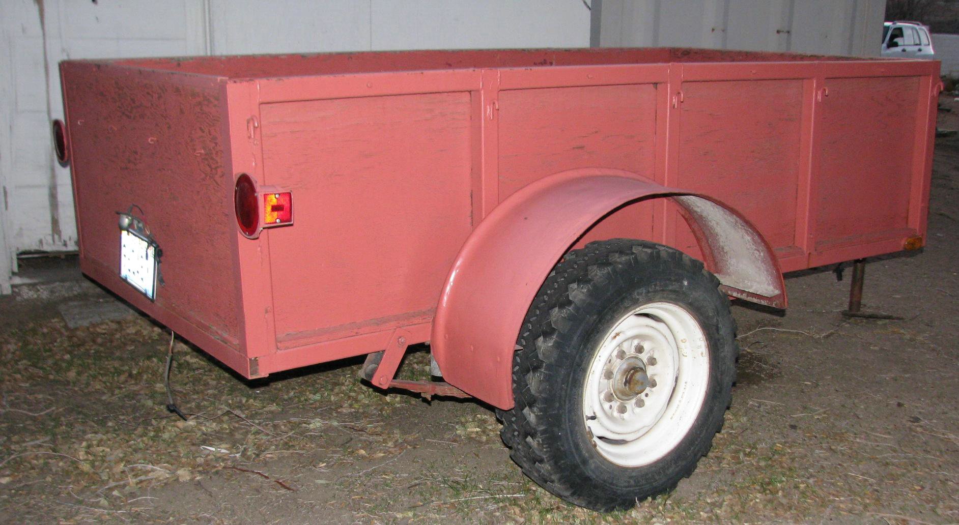 image for item 5050 Single axle trailer
