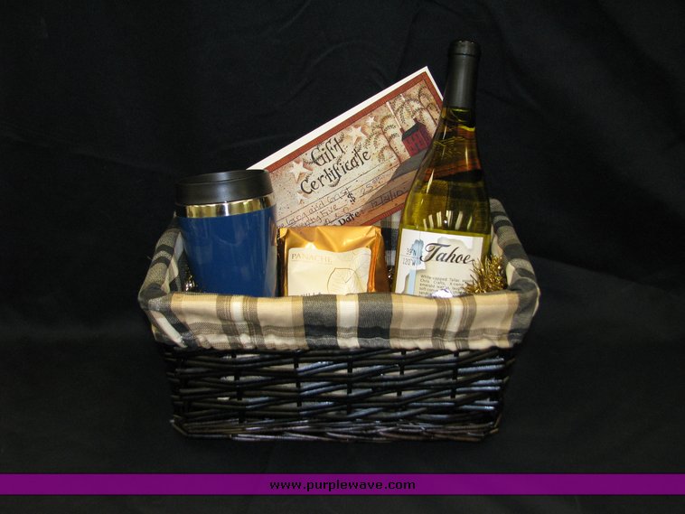 image for item 2001 $25 gift certificate and gift basket