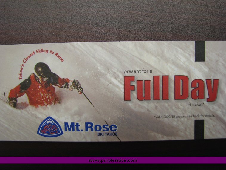 image for item 2050 Mount Rose Ski Tahoe