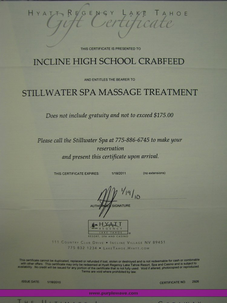 image for item 2102 Hyatt Regency Lake Tahoe