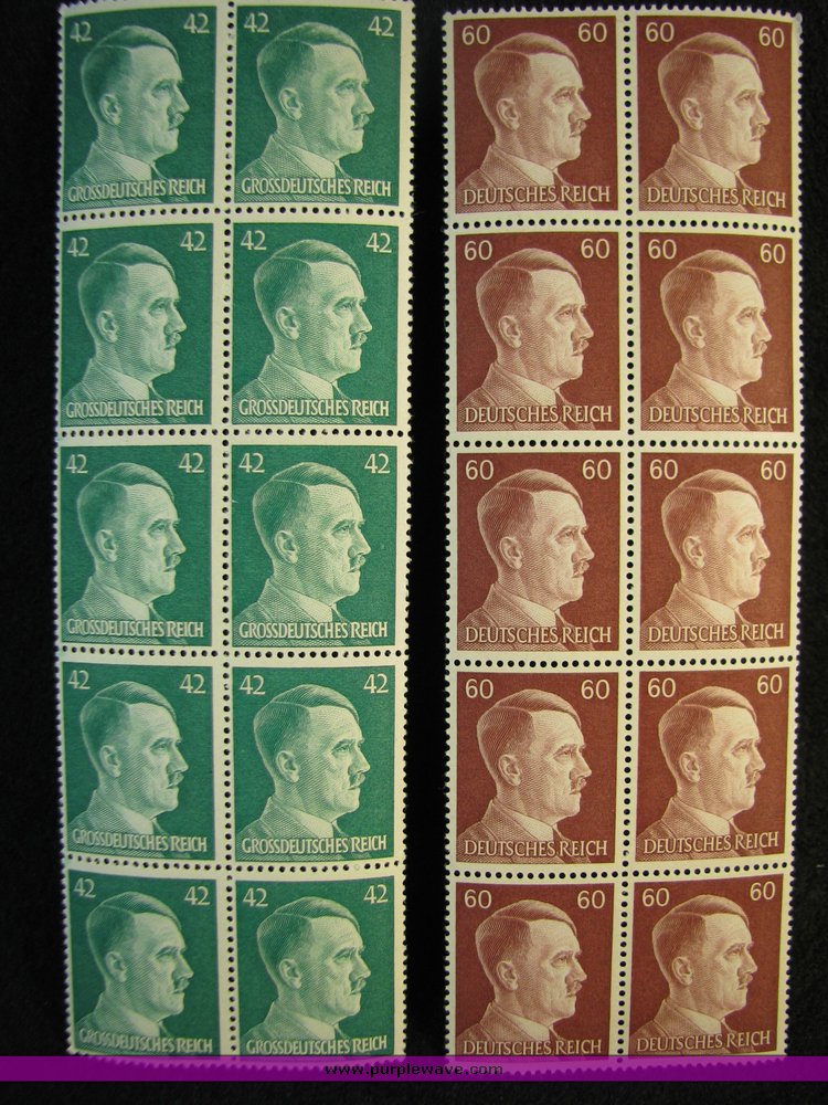 image for item 2185 Adolph Hitler postage stamps