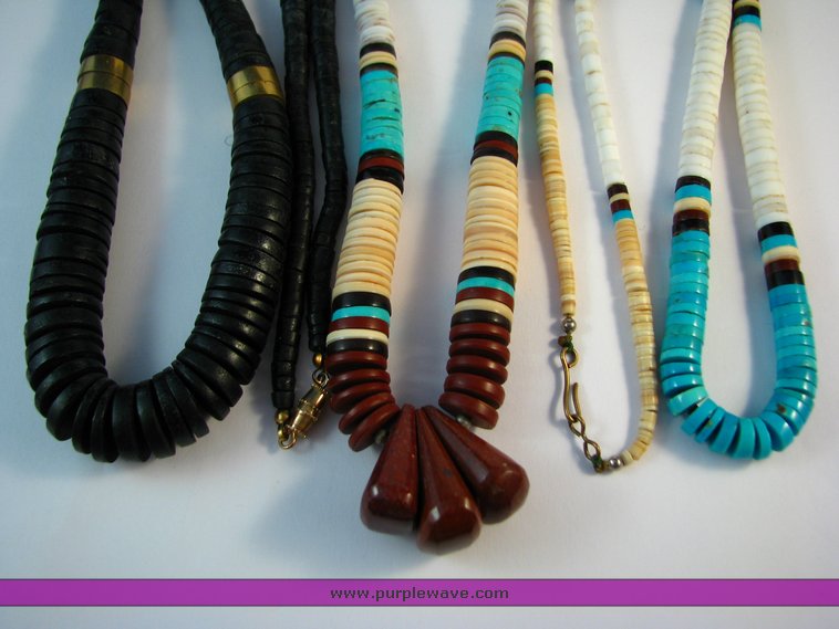 image for item 2202 Indian Heishi necklace