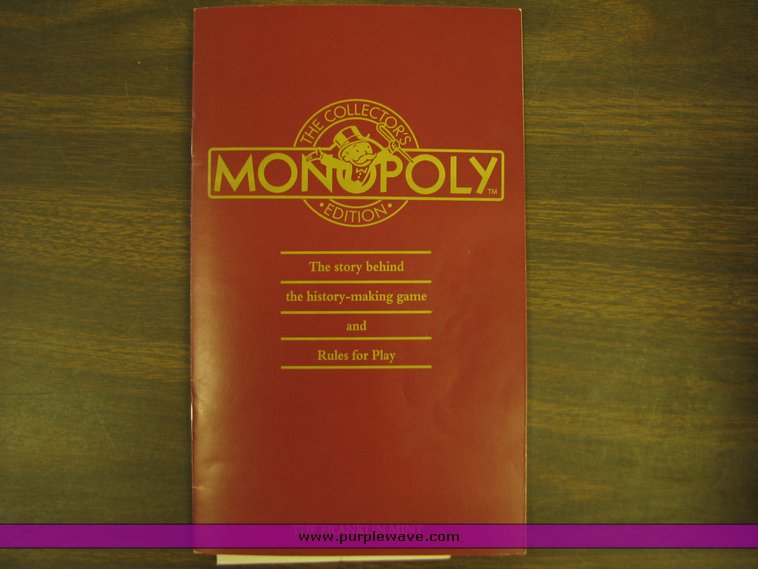 image for item 5041 Collectors Edition Monopoly Board