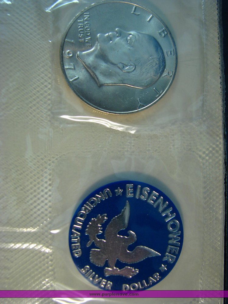 image for item 5405 (5) Eisenhower Silver Dollars