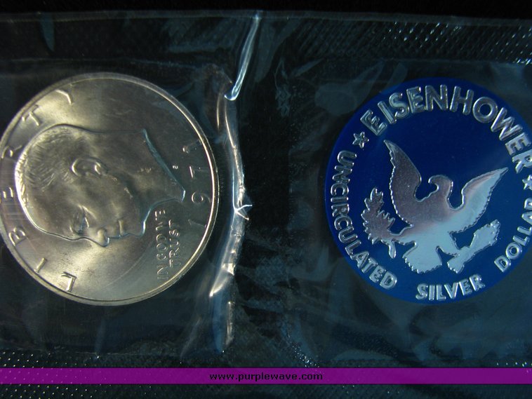 image for item 5405 (5) Eisenhower Silver Dollars