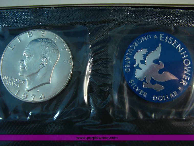 image for item 5405 (5) Eisenhower Silver Dollars