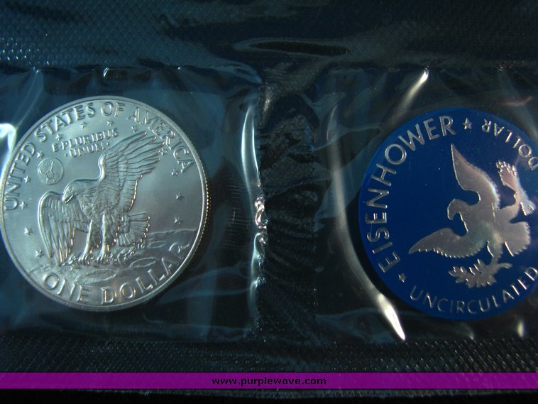 image for item 5405 (5) Eisenhower Silver Dollars