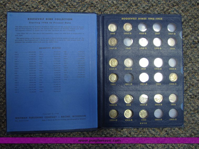 image for item 5410 - Roosevelt Dime Collection, 1946-
