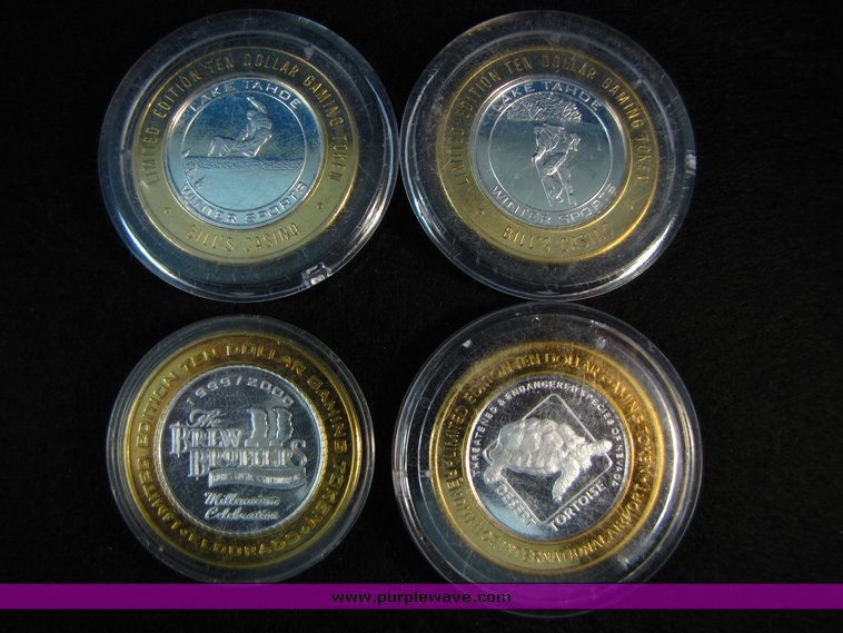 image for item 5414 (4) $10 Gaming Tokens