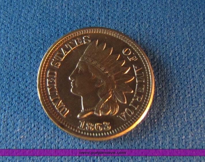 image for item 5420 1863 Indian Head, 1 cent piece