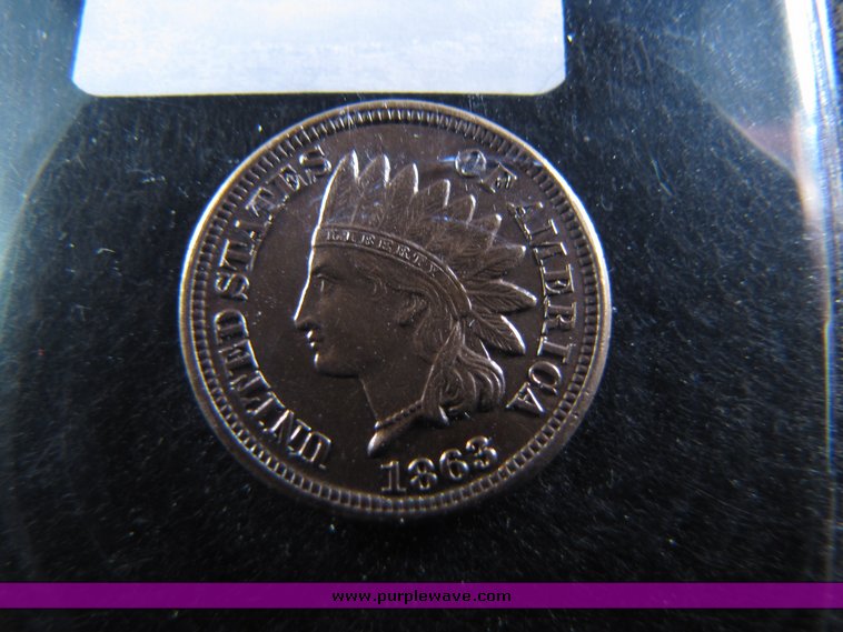 image for item 5420 1863 Indian Head, 1 cent piece