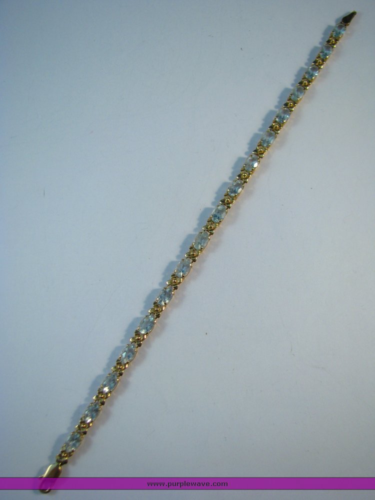 image for item 5422 14K Topaz Bracelet