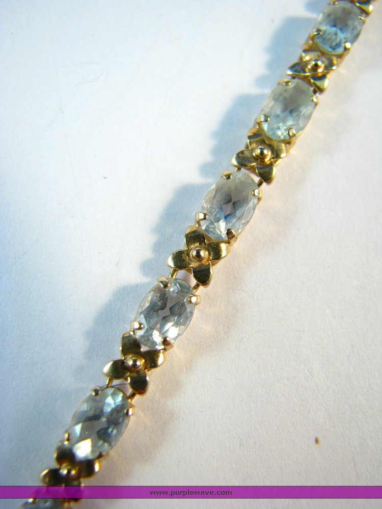 image for item 5422 14K Topaz Bracelet