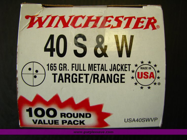 image for item 5438 40 SandW 100 Round Winchester