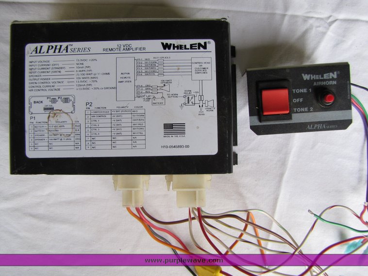 image for item 2240 radios, sirens, light bulbs