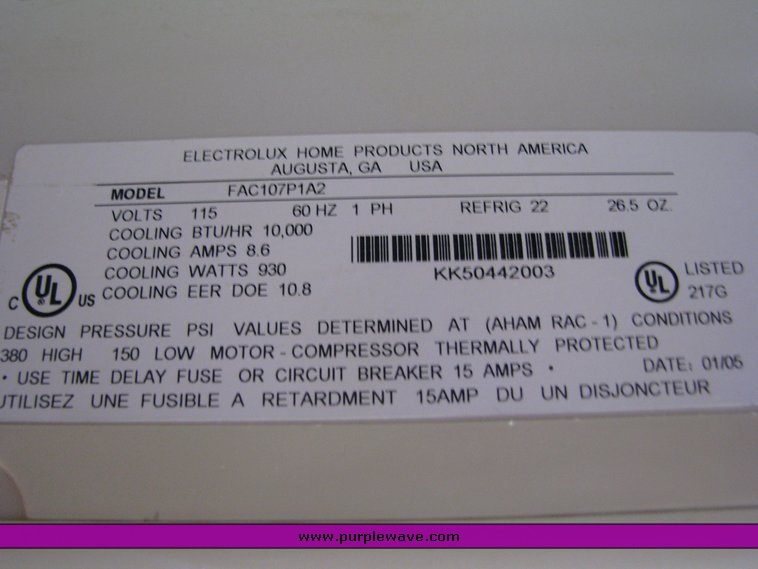 image for item 2258 (1) air conditioner
