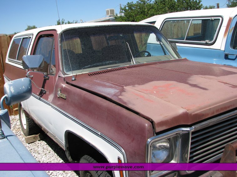 image for item 5011 1978 Chevy Blazer